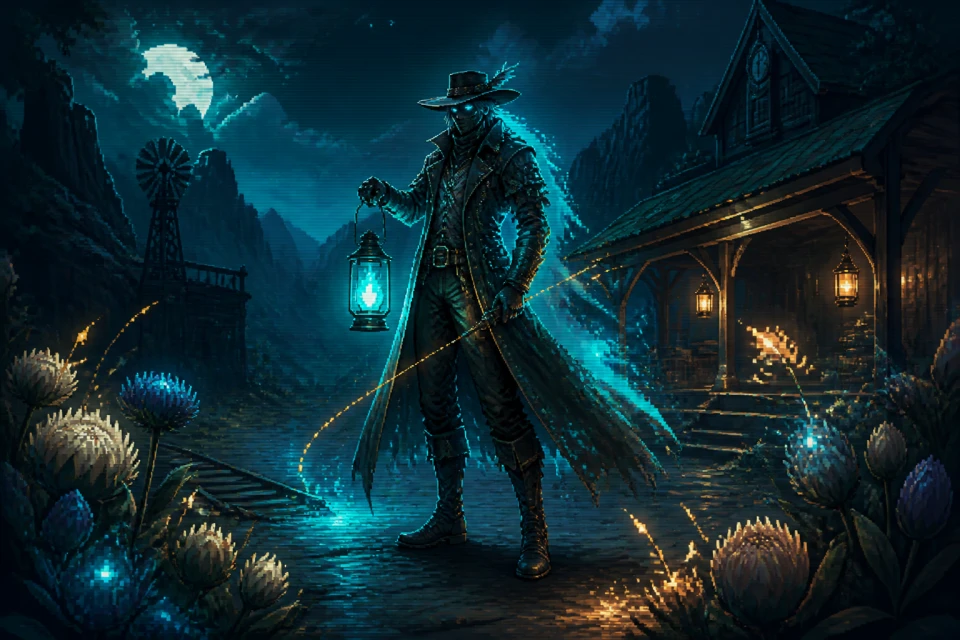 Dead Man's Gulch original game key art