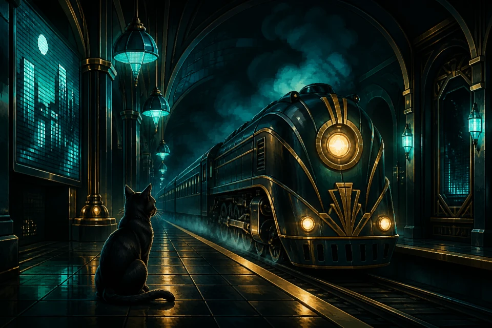 Midnight Metro original game key art