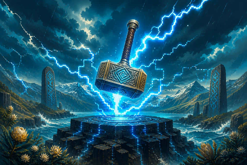 Mjölnir Thunderfall original game key art