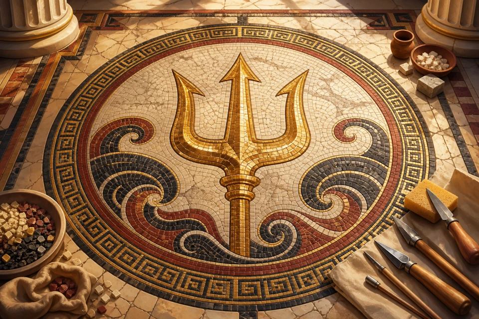 Tessera Trident original game key art